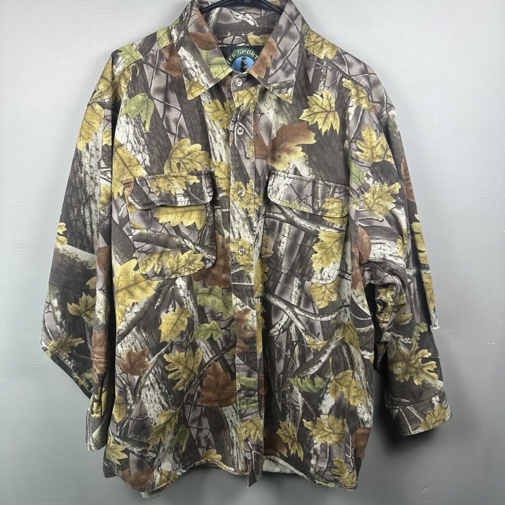 Master Sportsman Shirt Men's Large Rugged Outdoor Gear Cotton XL